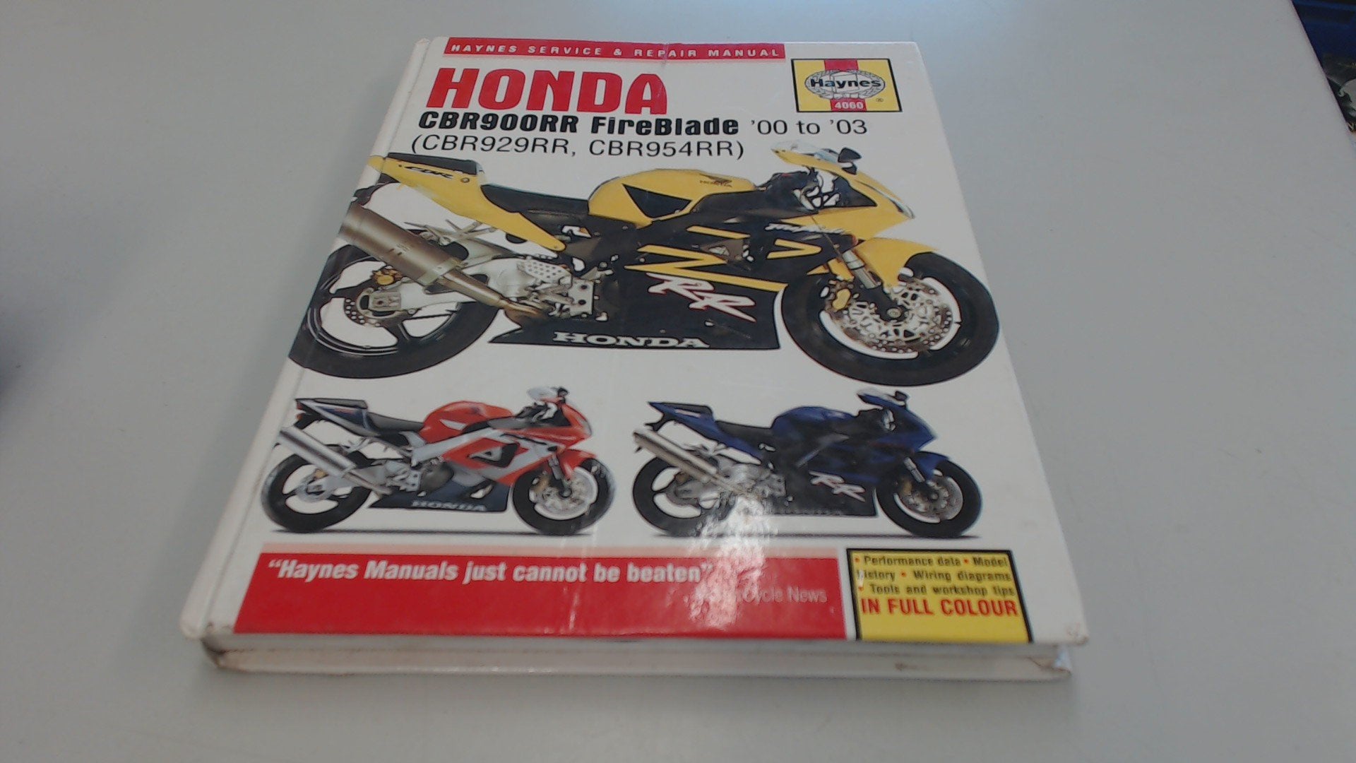 Honda CBR900RR Fireblade 20002003 (Haynes Manuals),Used