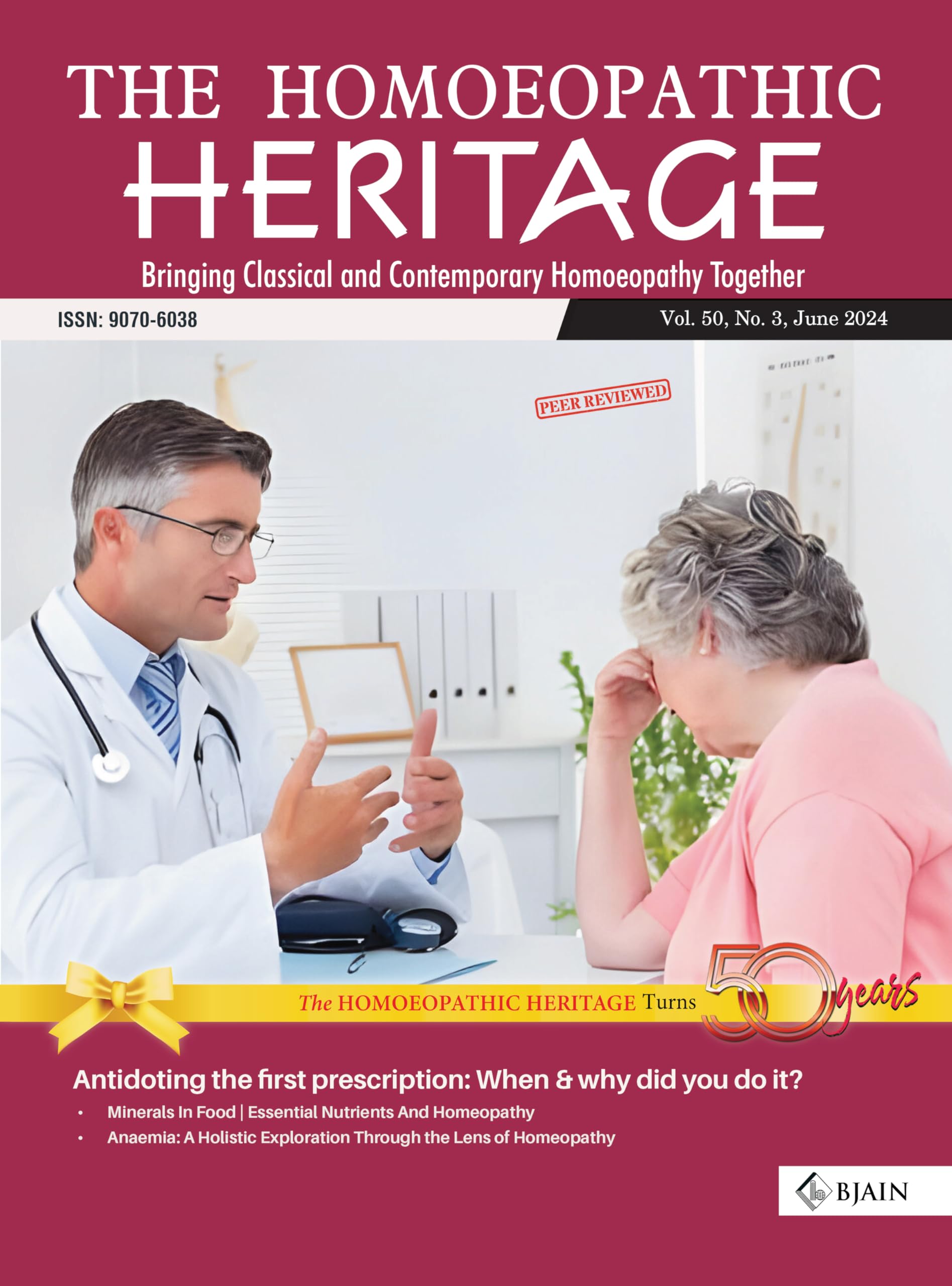 The Homoeopathic Heritage - Bringing Classical And Contemporary Homoeopathy Together (June 2024)