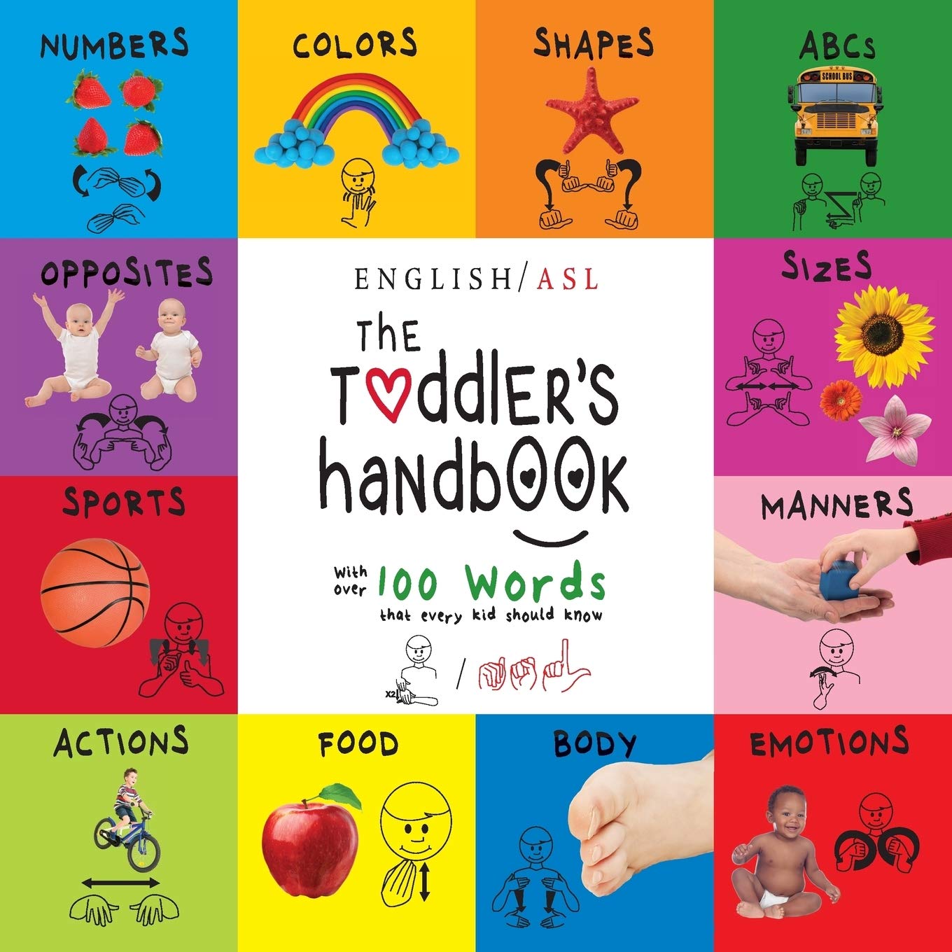 The Toddler's Handbook: Numbers, Colors, Shapes, Sizes, Abc's, Manners, And Opposites, With Over 100 Words That Every Kid Should,Used