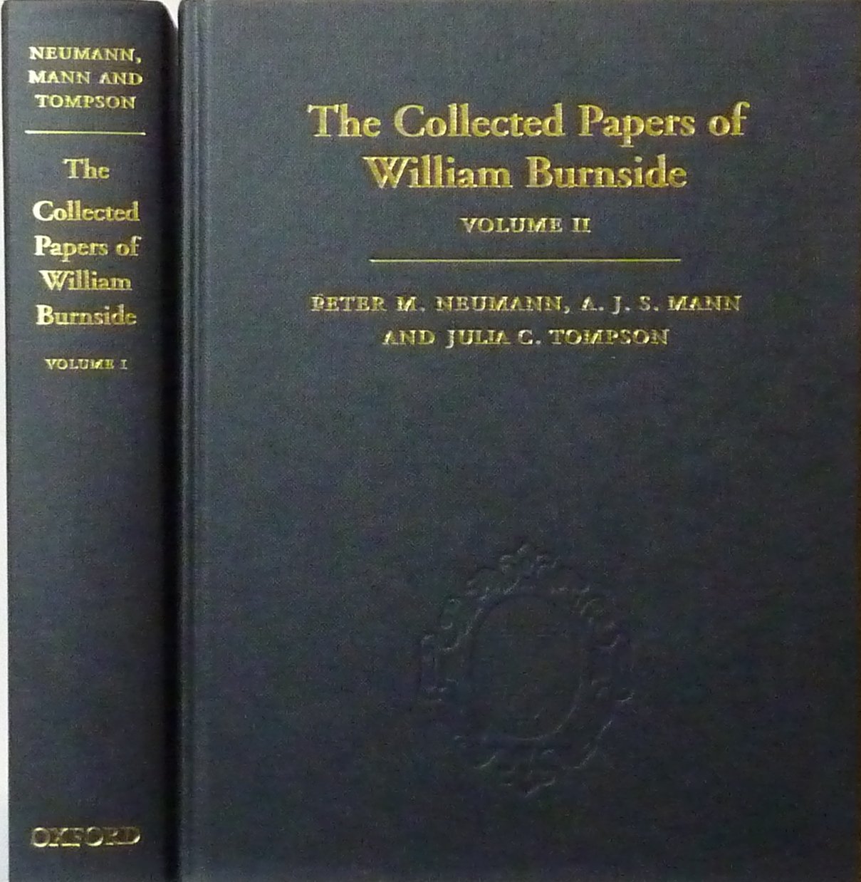 The Collected Papers Of William Burnside