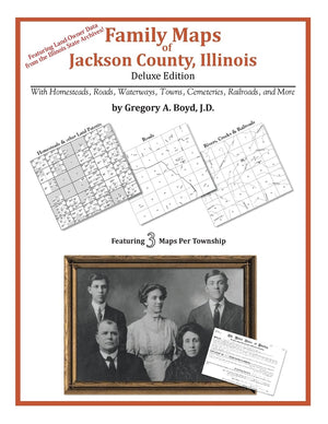 Family Maps of Jackson County, Illinois,Used