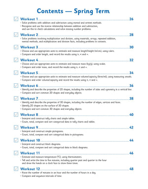 New KS1 Maths 10Minute Weekly Workouts  Year 2 (CGP KS1 Maths),Used