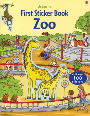 Zoo (Usborne First Sticker Book)-used