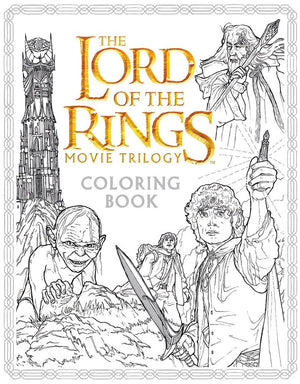 The Lord Of The Rings Movie Trilogy Coloring Book: A Coloring Book,Used