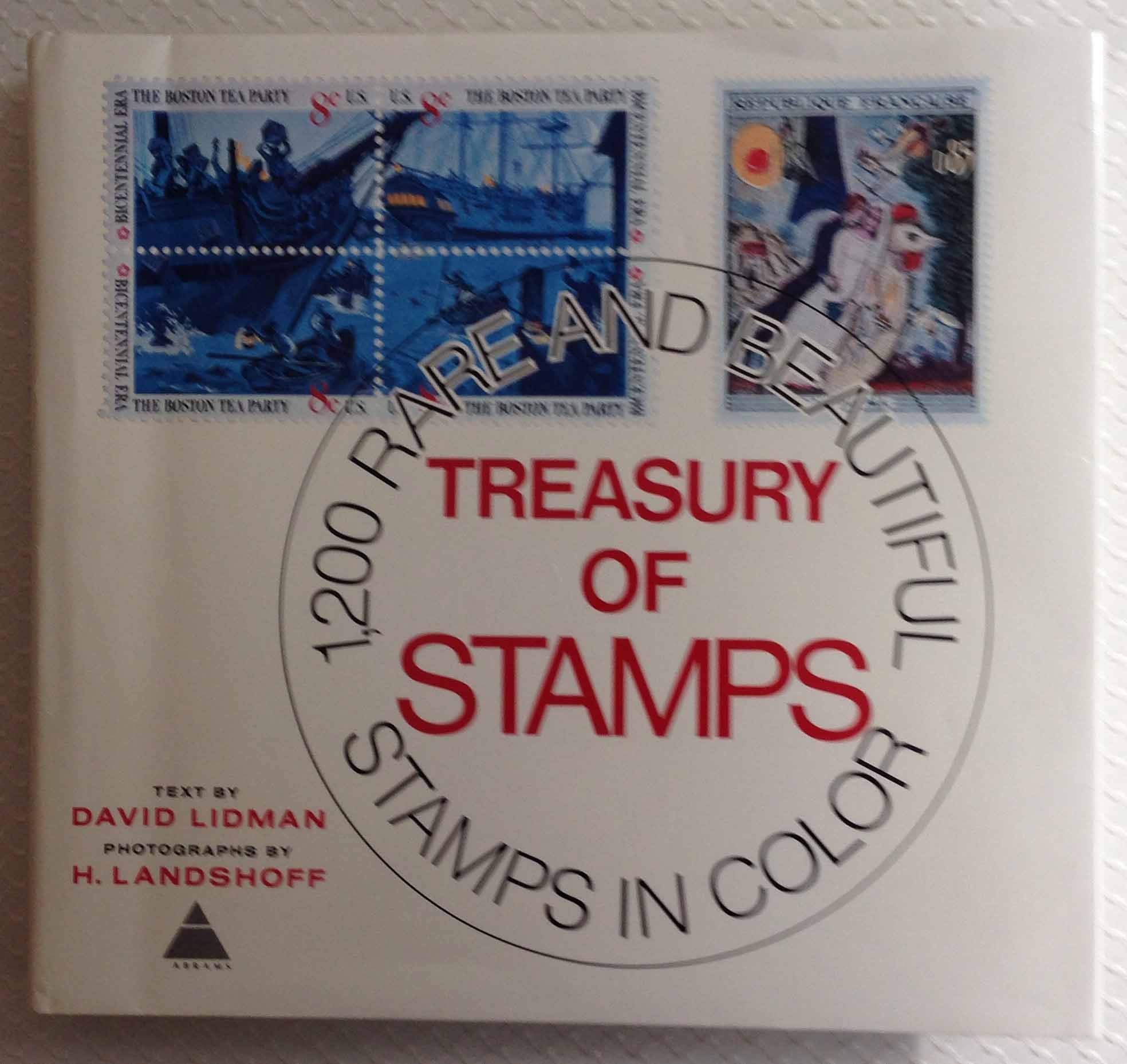 Treasury of stamps: 1,200 rare and beautiful stamps in color,Used