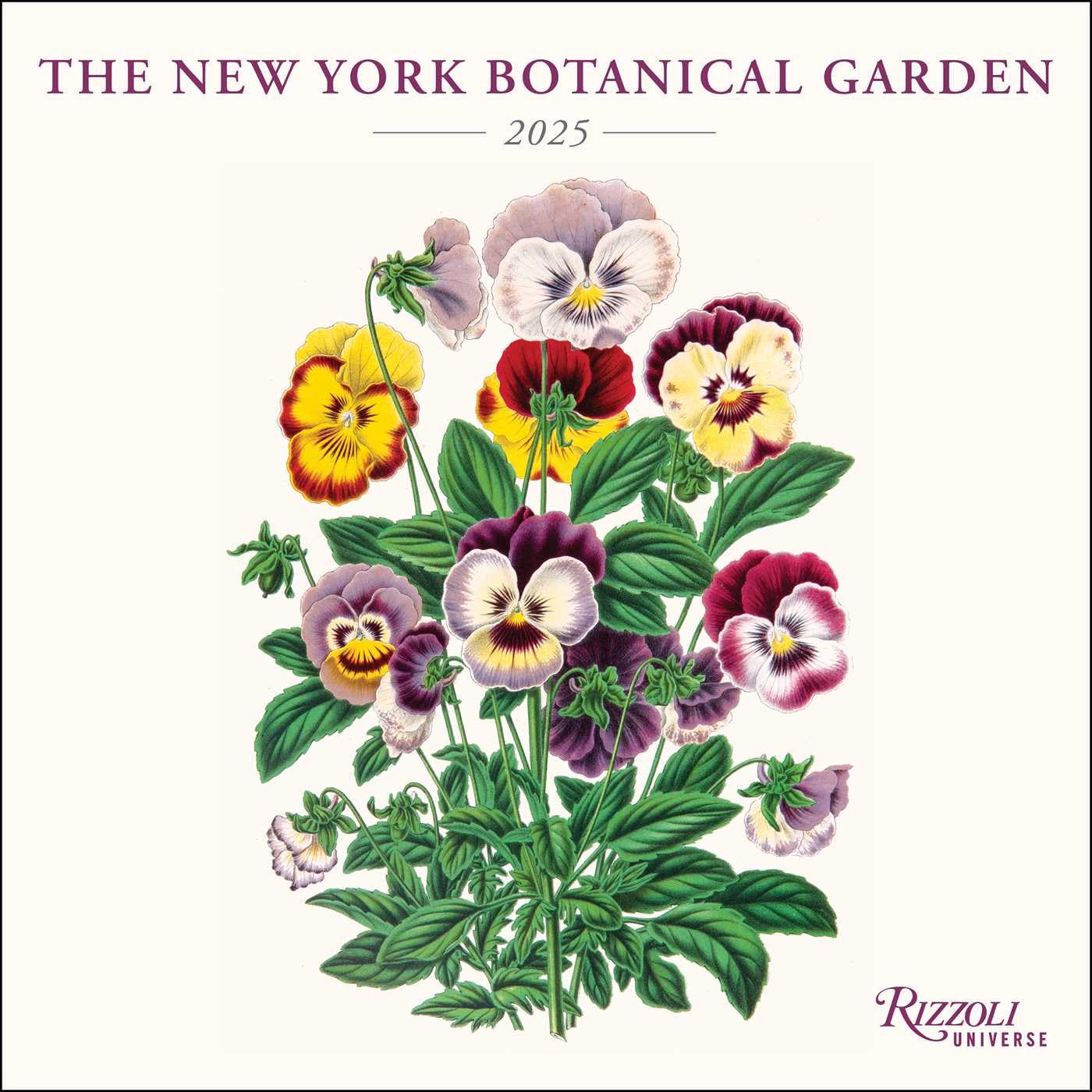 New York Botanical Garden 2025 Wall Calendar,Used