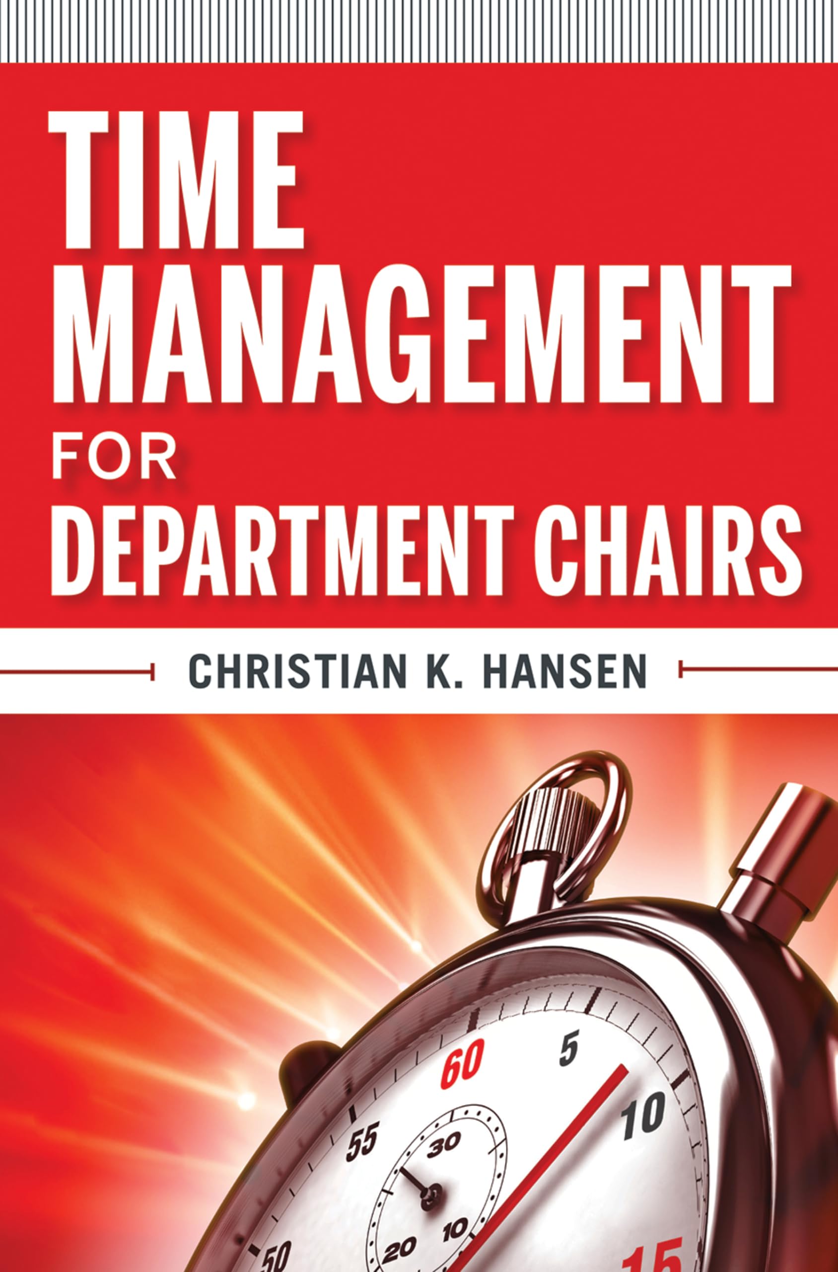 Time Management for Department Chairs,New
