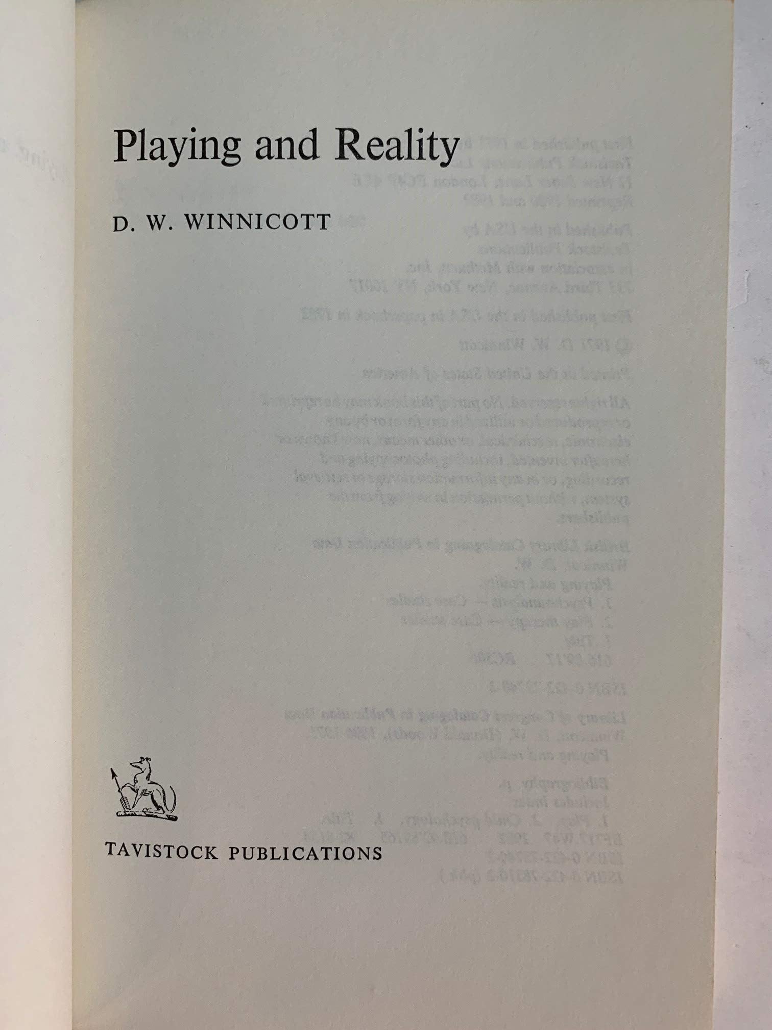 Playing And Reality-new