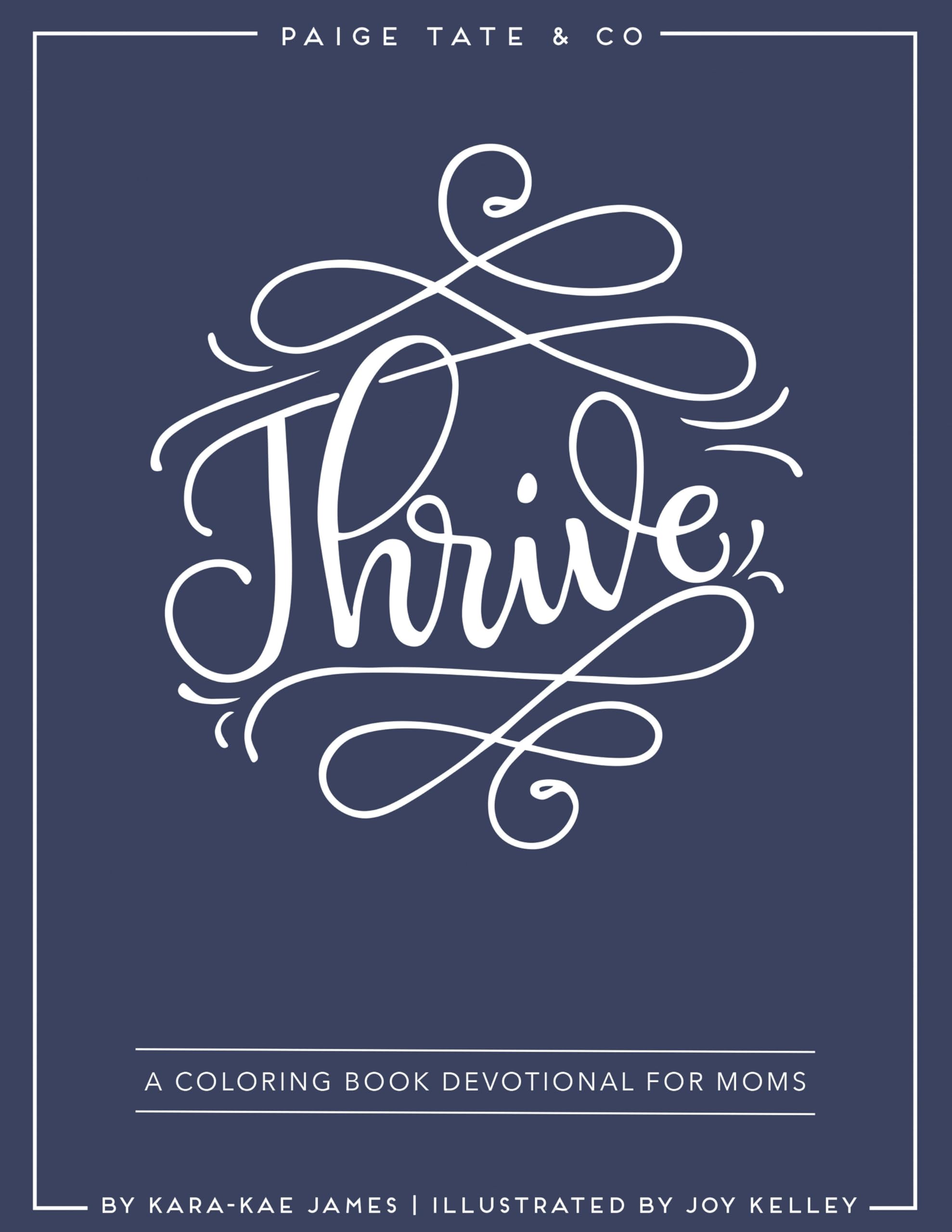 Thrive: A Coloring Book Devotional For Moms (Journaling and Creative Worship),Used