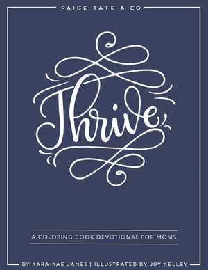 Thrive: A Coloring Book Devotional For Moms (Journaling and Creative Worship),Used