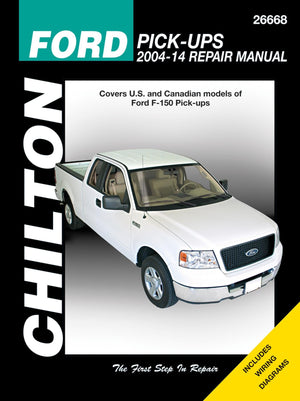 Chilton Ford PickUps 200414 Repair Manual: Covers U.S. and Canadian models of Ford F150 Pickups 2004 through 2014: Does no i,New