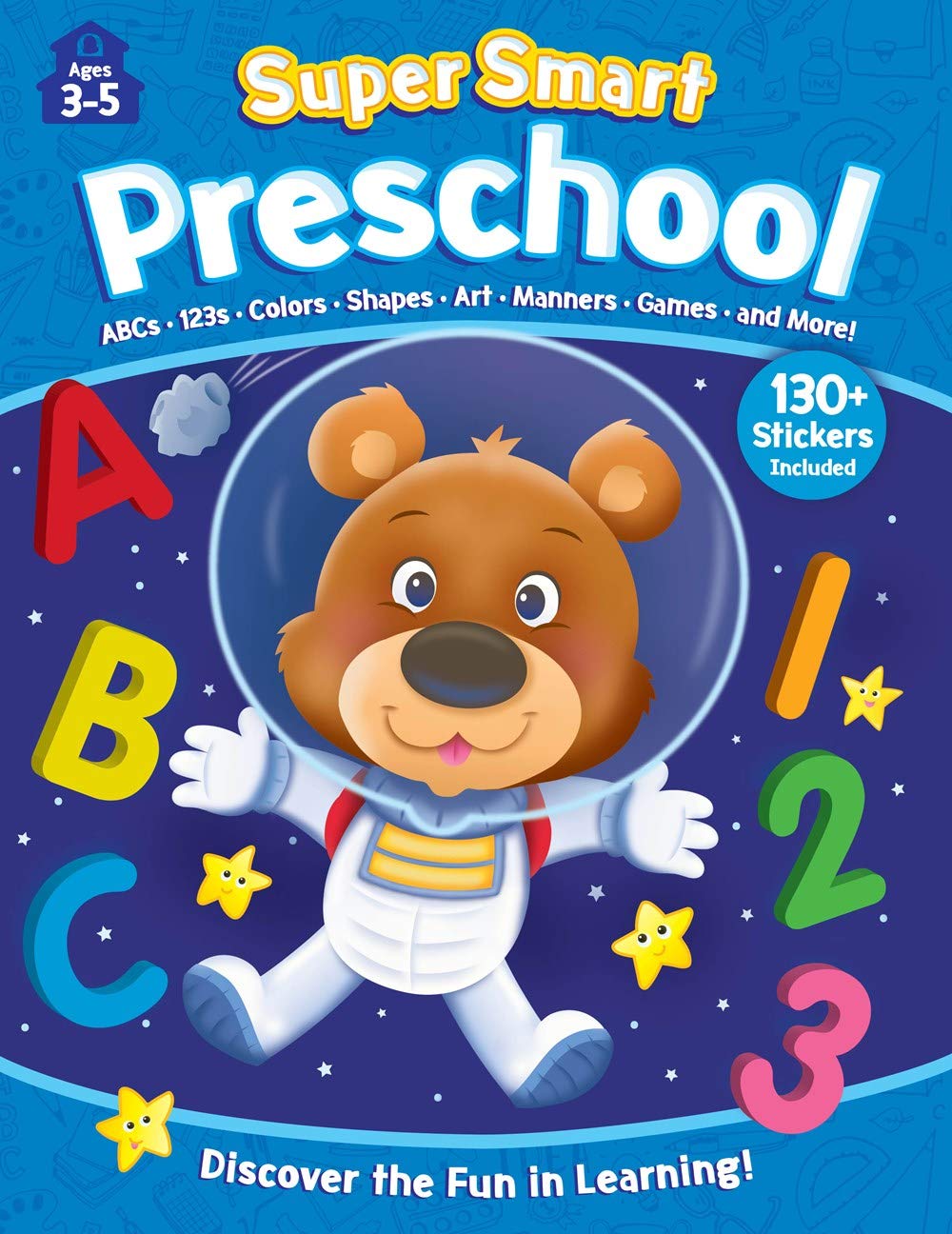 Super Smart Workbook: PreschoolCovers 8 essential subjects and makes learning fun! Includes 130+ stickers (Supersmart Workbooks,Used