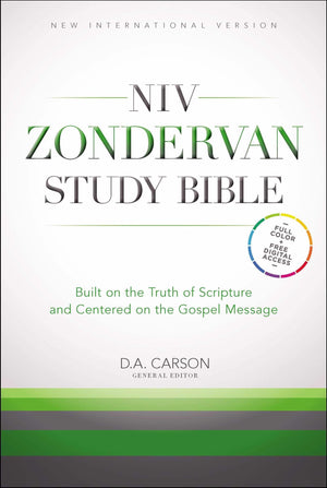 Niv Zondervan Study Bible, Hardcover: Built On The Truth Of Scripture And Centered On The Gospel Message
