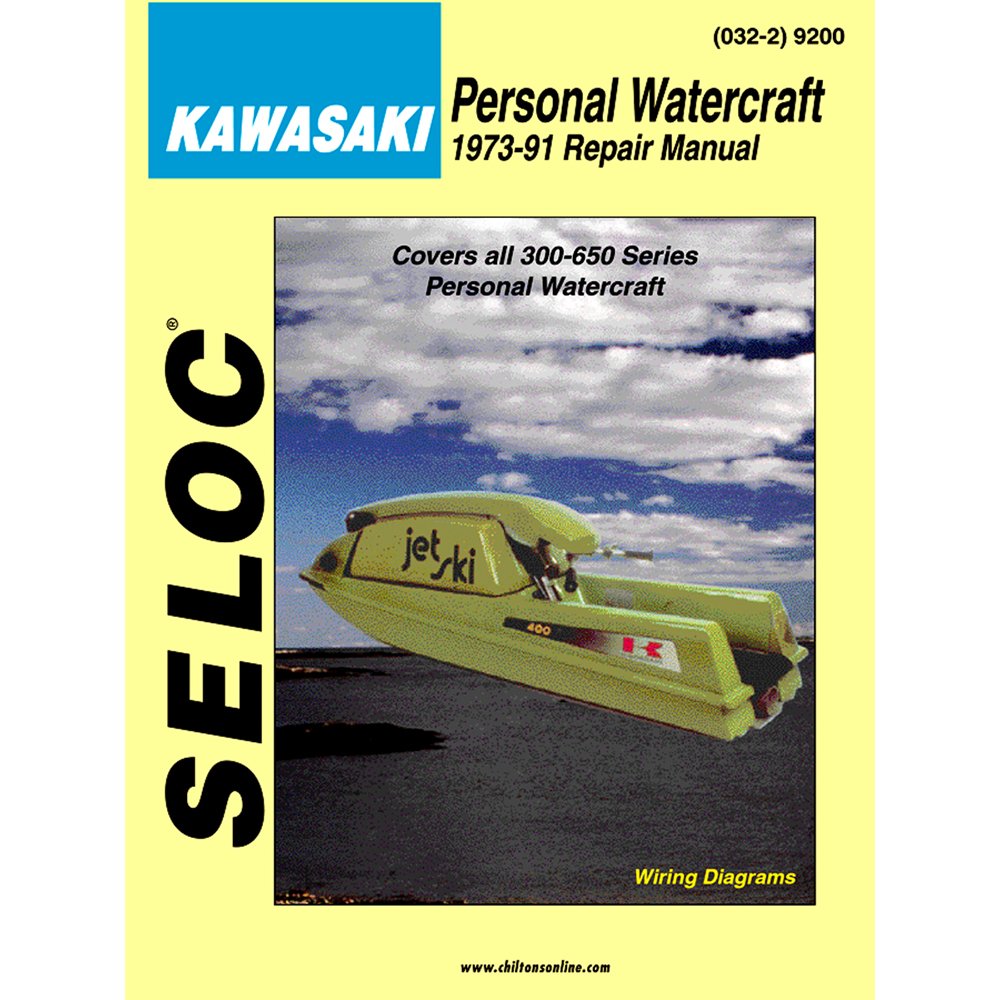 Personal Watercraft: Kawasaki 197391 (Seloc Marine TuneUp and Repair Manuals),Used