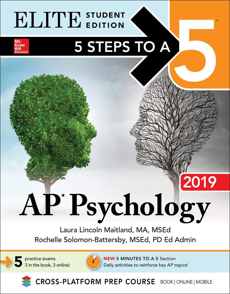 5 Steps to a 5: AP Psychology 2019 Elite Student Edition,Used