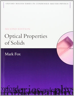 Optical Properties Of Solids (Oxford Master Series In Physics),New