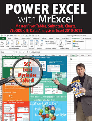 Power Excel With Mrexcel: Master Pivot Tables, Subtotals, Charts, Vlookup, If, Data Analysis In Excel 20102013,Used