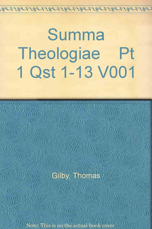 Summa Theologiae Pt 1 Qst 113 V001-used