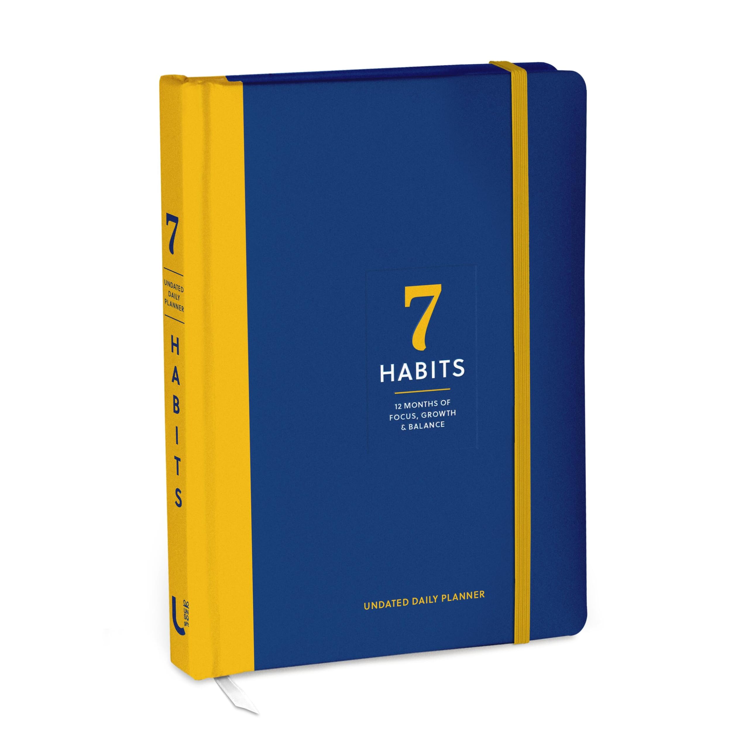 The 7 Habits Daily Planner: An Undated 12Month Planner For Focus, Growth, And Balance