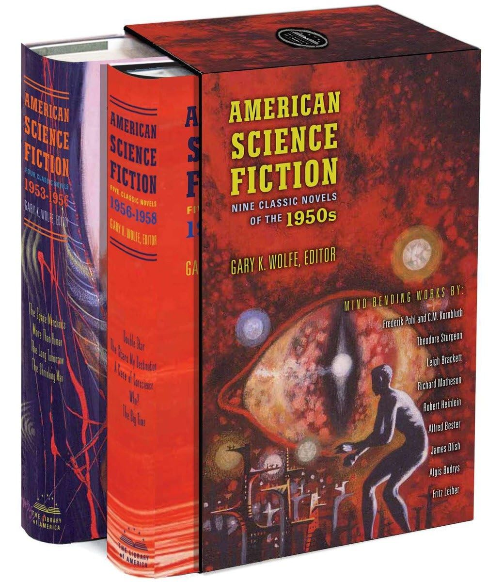 American Science Fiction: Nine Classic Novels of the 1950s: A Library of America Boxed Set,Used