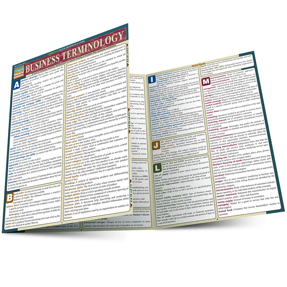Business Terminology (Quick Study Business),Used
