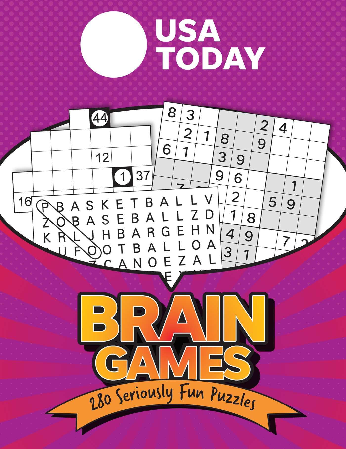 Usa Today Brain Games: 280 Seriously Fun Puzzles (Usa Today Puzzles),New