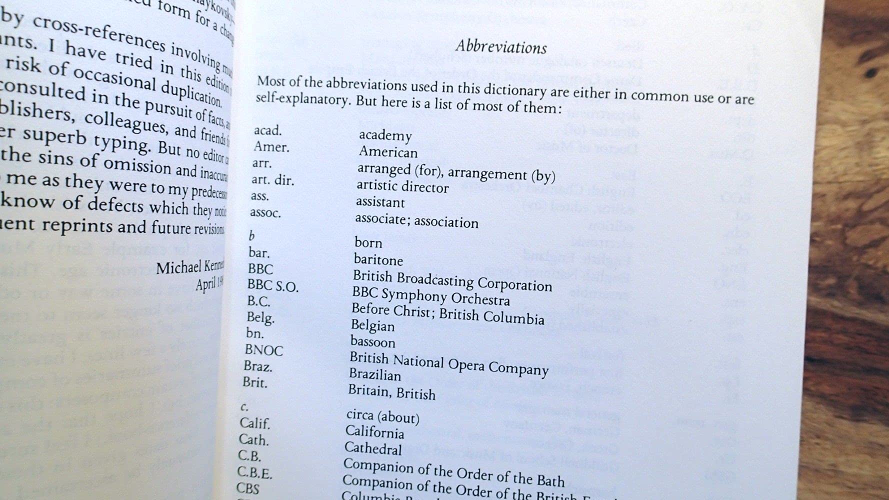 Concise Oxford Dictionary of Music,Used