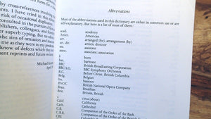 Concise Oxford Dictionary of Music,Used