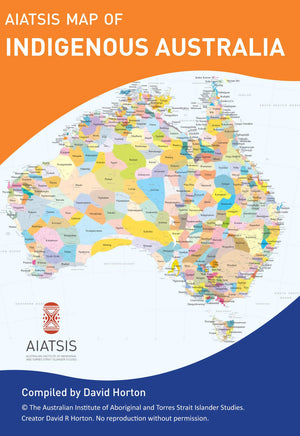 Aboriginal Australia Map  small folded,Used