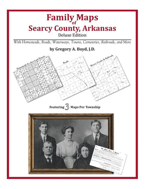 Family Maps of Searcy County, Arkansas,Used
