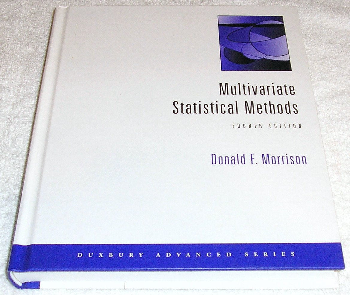 Multivariate Statistical Methods