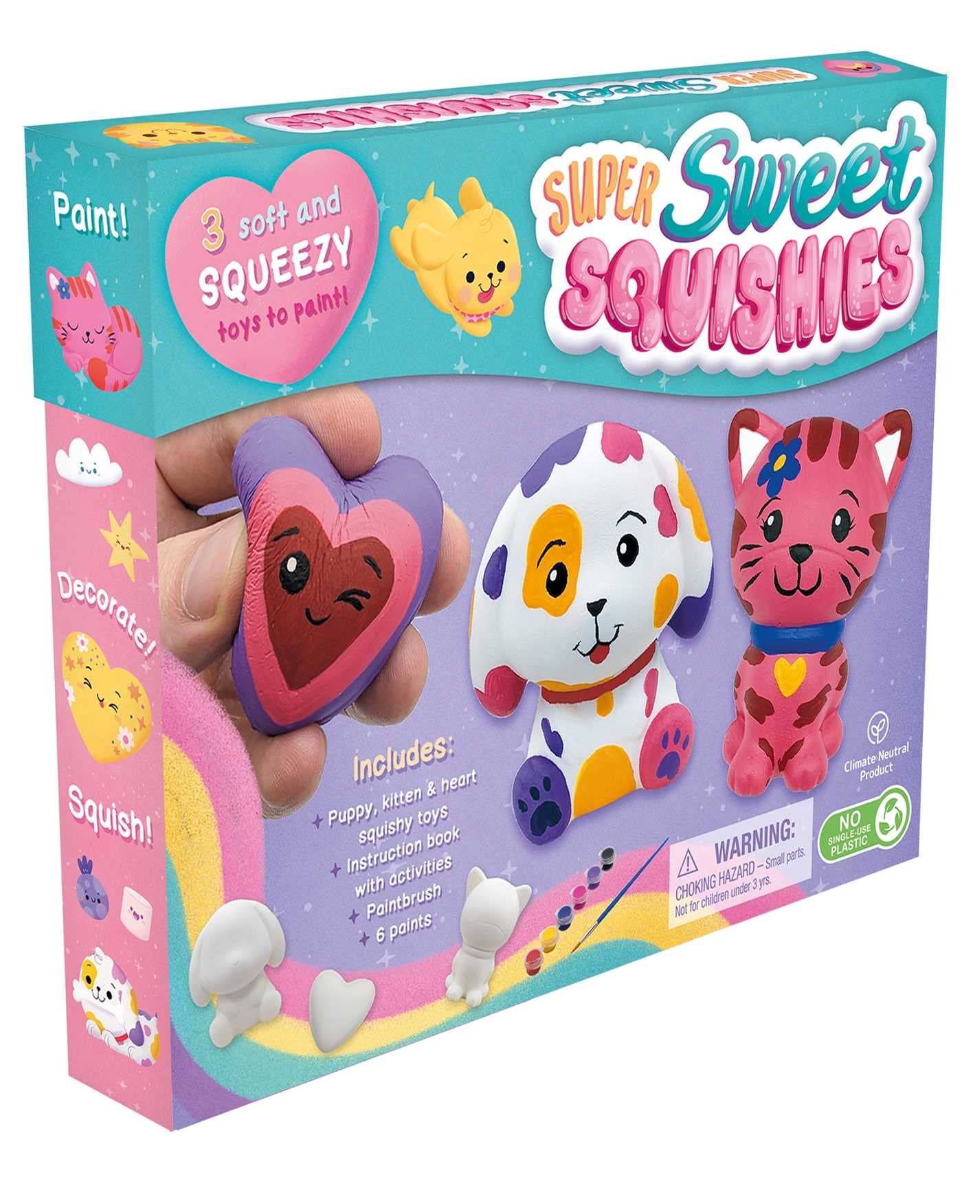 Super Sweet Squishies: Craft Kit For Kids,Used