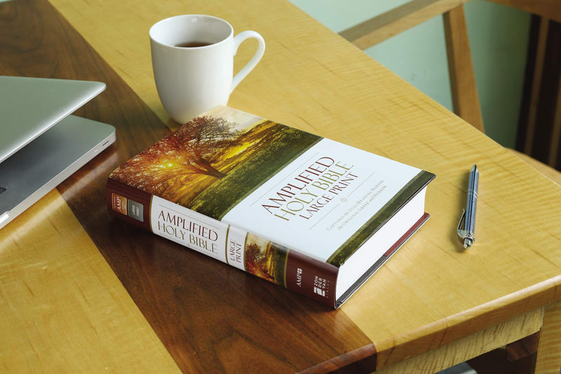 Amplified Holy Bible, Large Print, Hardcover: Captures The Full Meaning Behind The Original Greek And Hebrew,New