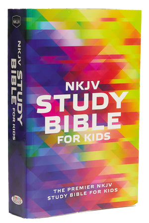 NKJV, Study Bible for Kids, Softcover, Multicolor: The Premier NKJV Study Bible for Kids,Used