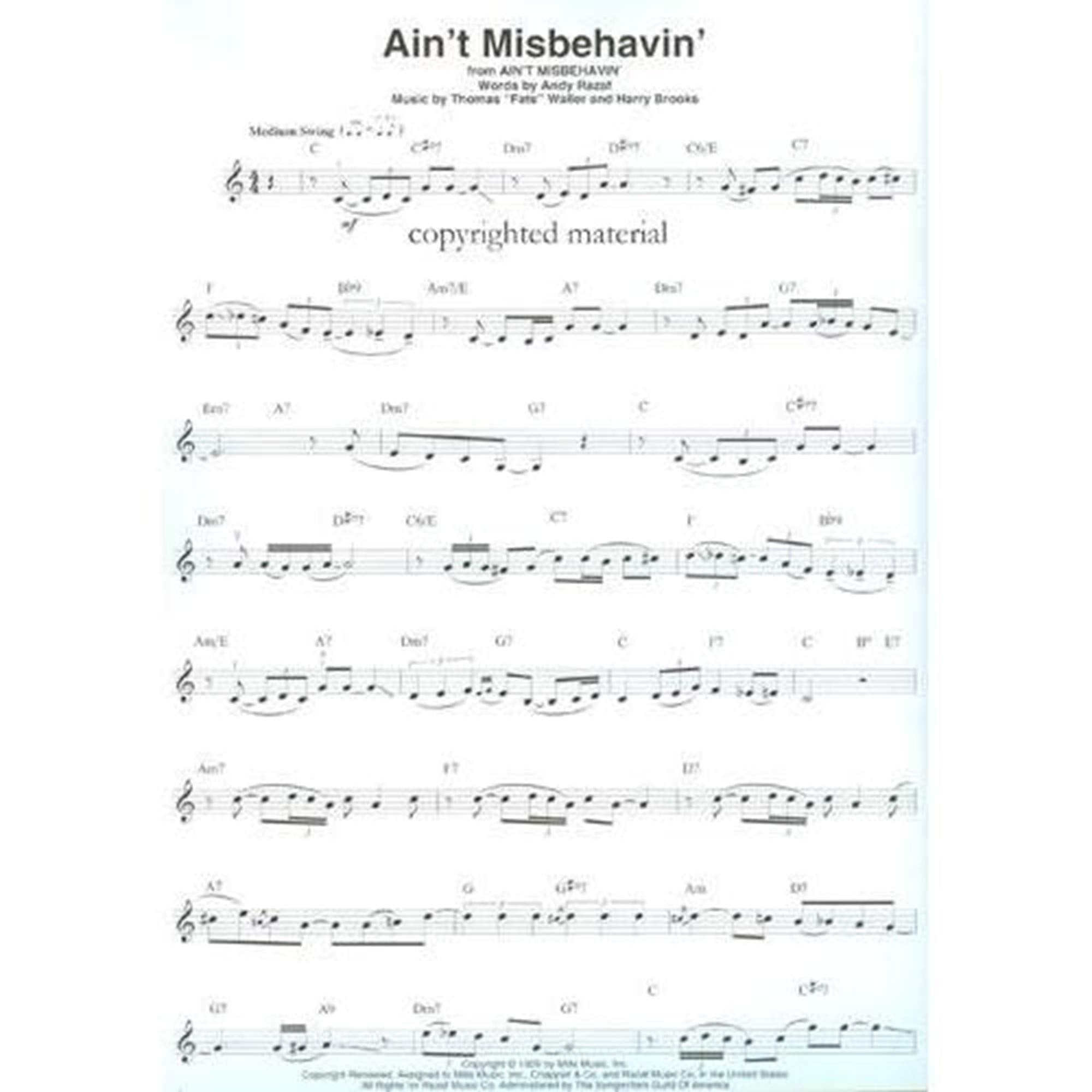 Jazz Violin PlayAlong Volume 7  Book/Online Audio (Violin PlayAlong, 7),Used