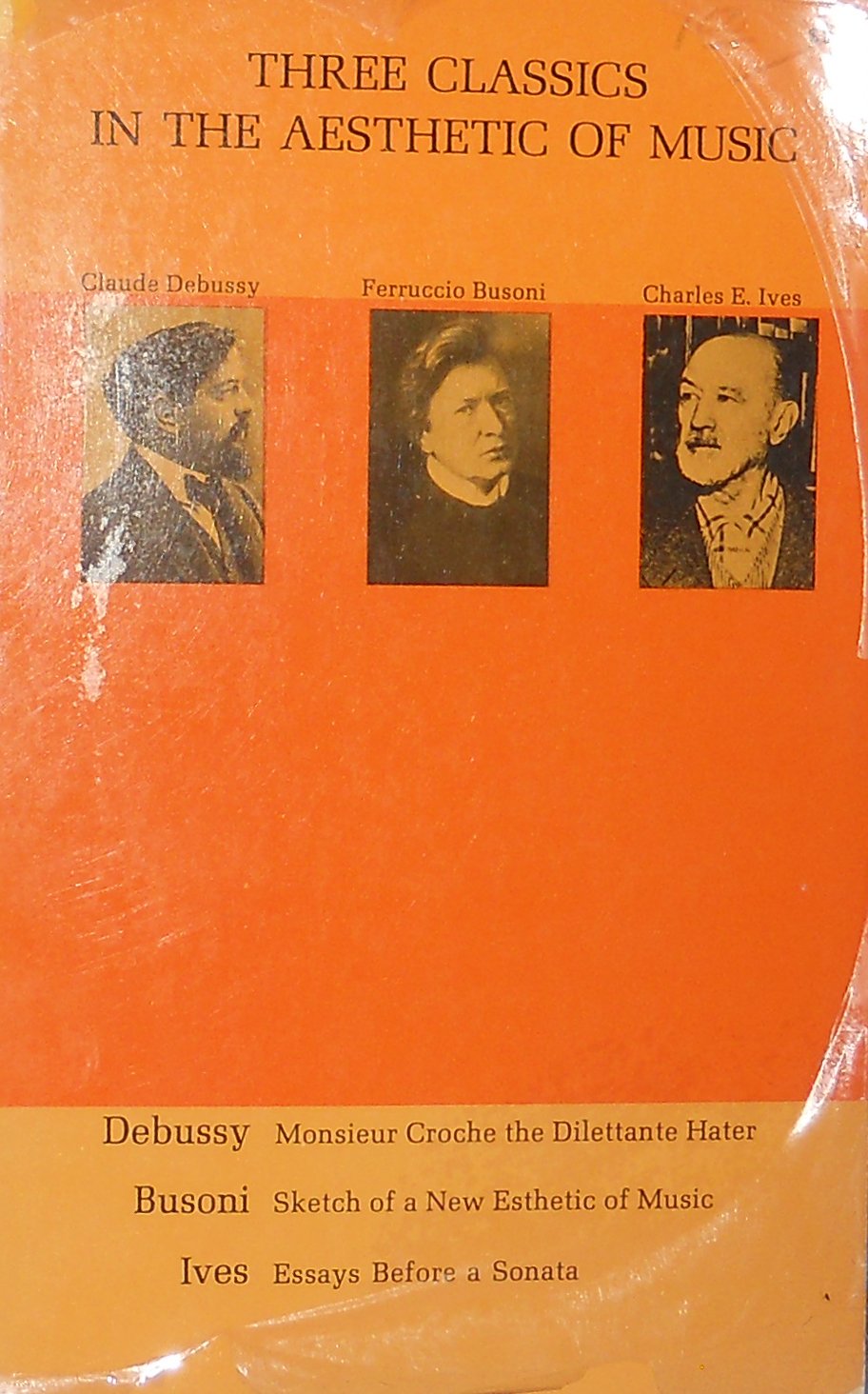 Three Classics in the Aesthetic of Music,Used