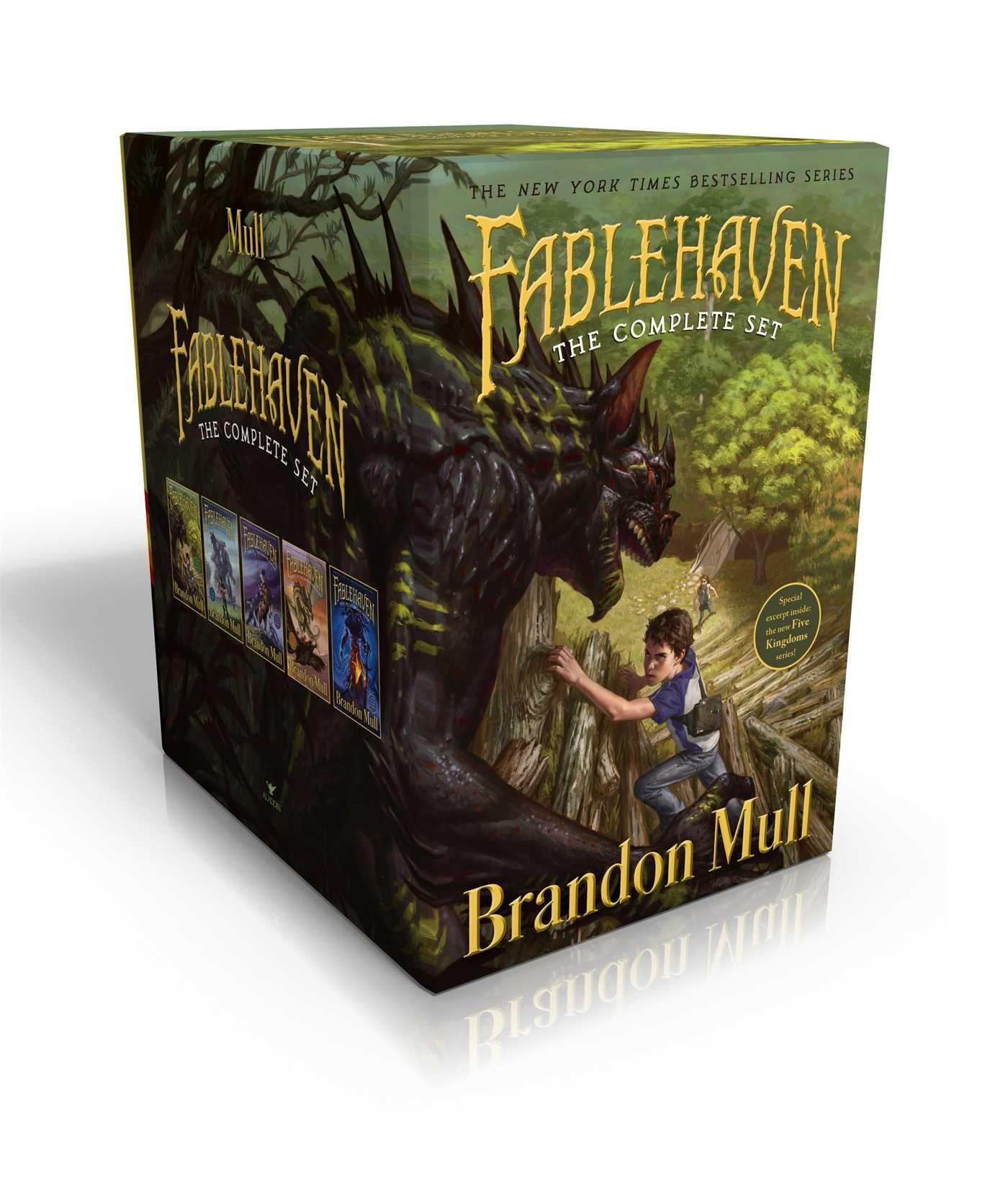 Fablehaven Complete Set (Boxed Set): Fablehaven; Rise of the Evening Star; Grip of the Shadow Plague; Secrets of the Dragon Sanc,Used