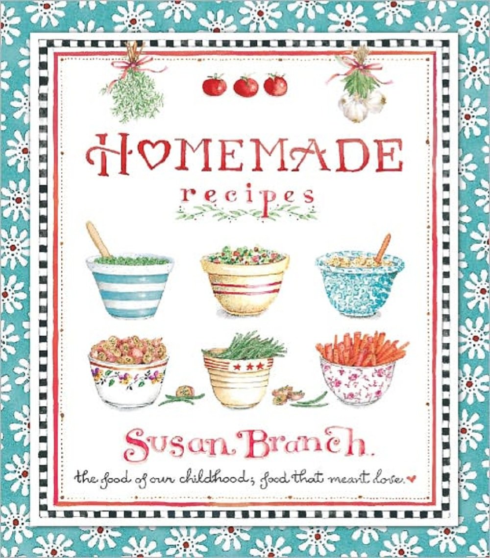 New Seasons Hardcover Deluxe Recipe Binder Blue Daisy Susan Branch,Used