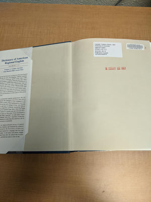 Dictionary of American Regional English: IO (III) (Volume III),Used