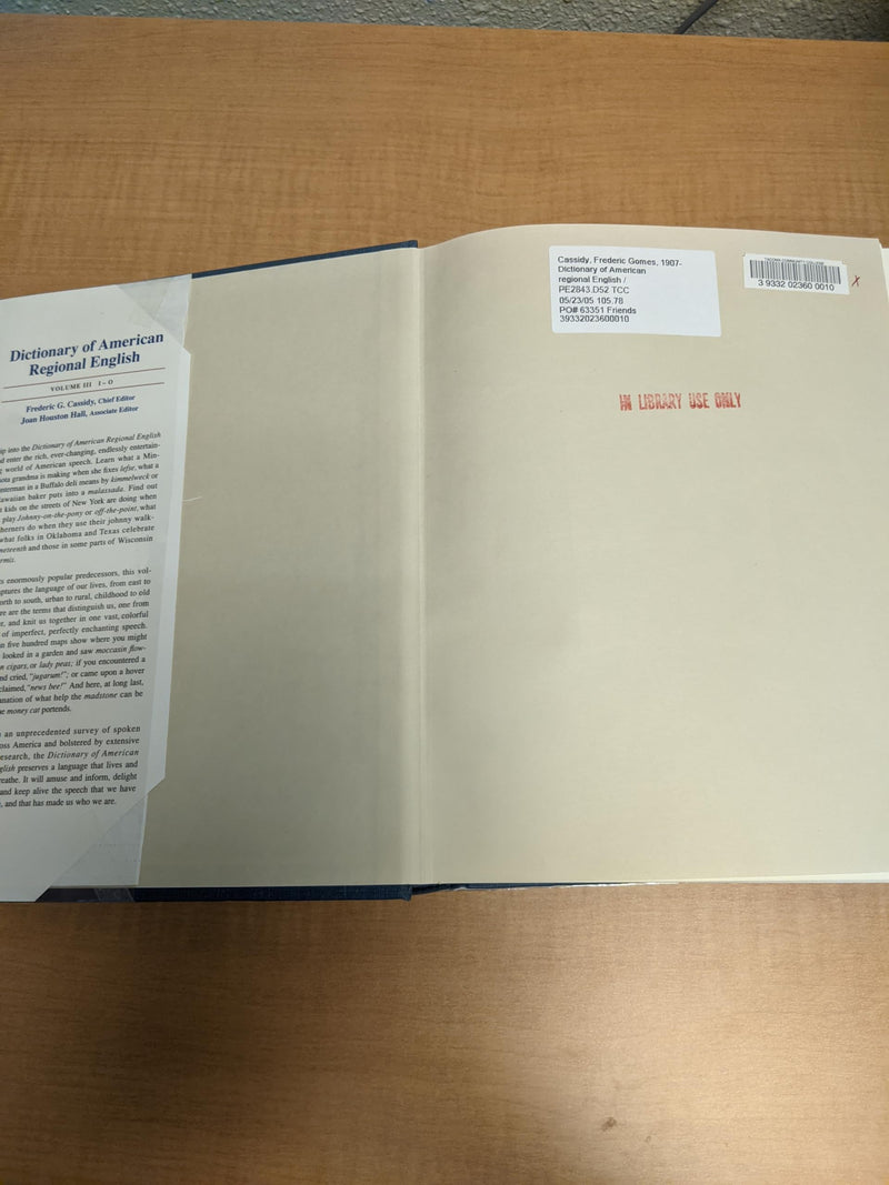 Dictionary of American Regional English: IO (III) (Volume III),Used