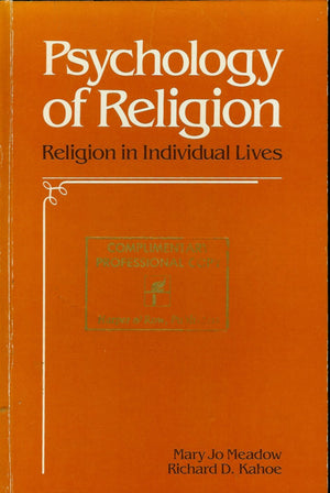 Psychology of Religion,Used
