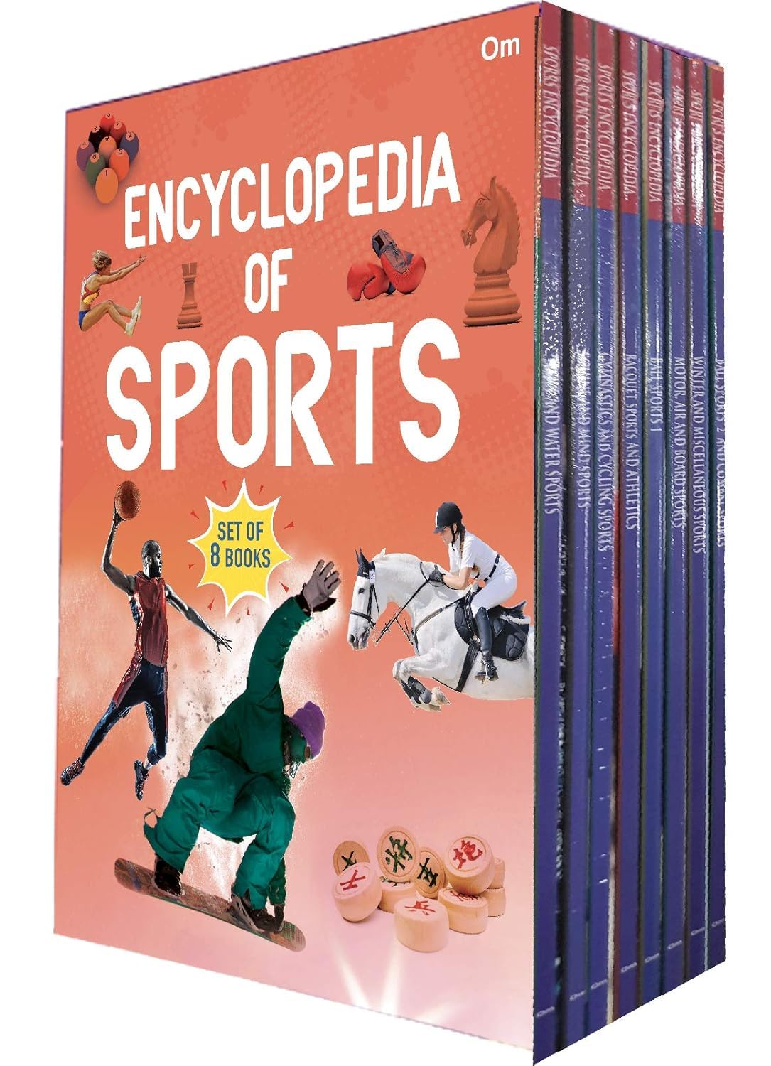 Sports Encyclopedia: The Complete Kids Encyclopedia Of The World Of Games | Explore Archery, Cycling, Shooting, Water Polo, Surfing & More | Sports Around The World | All-In-One Sports Guide For Children | 8-In-1 Book Set
