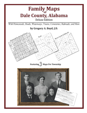 Family Maps of Dale County, Alabama, Deluxe Edition,Used