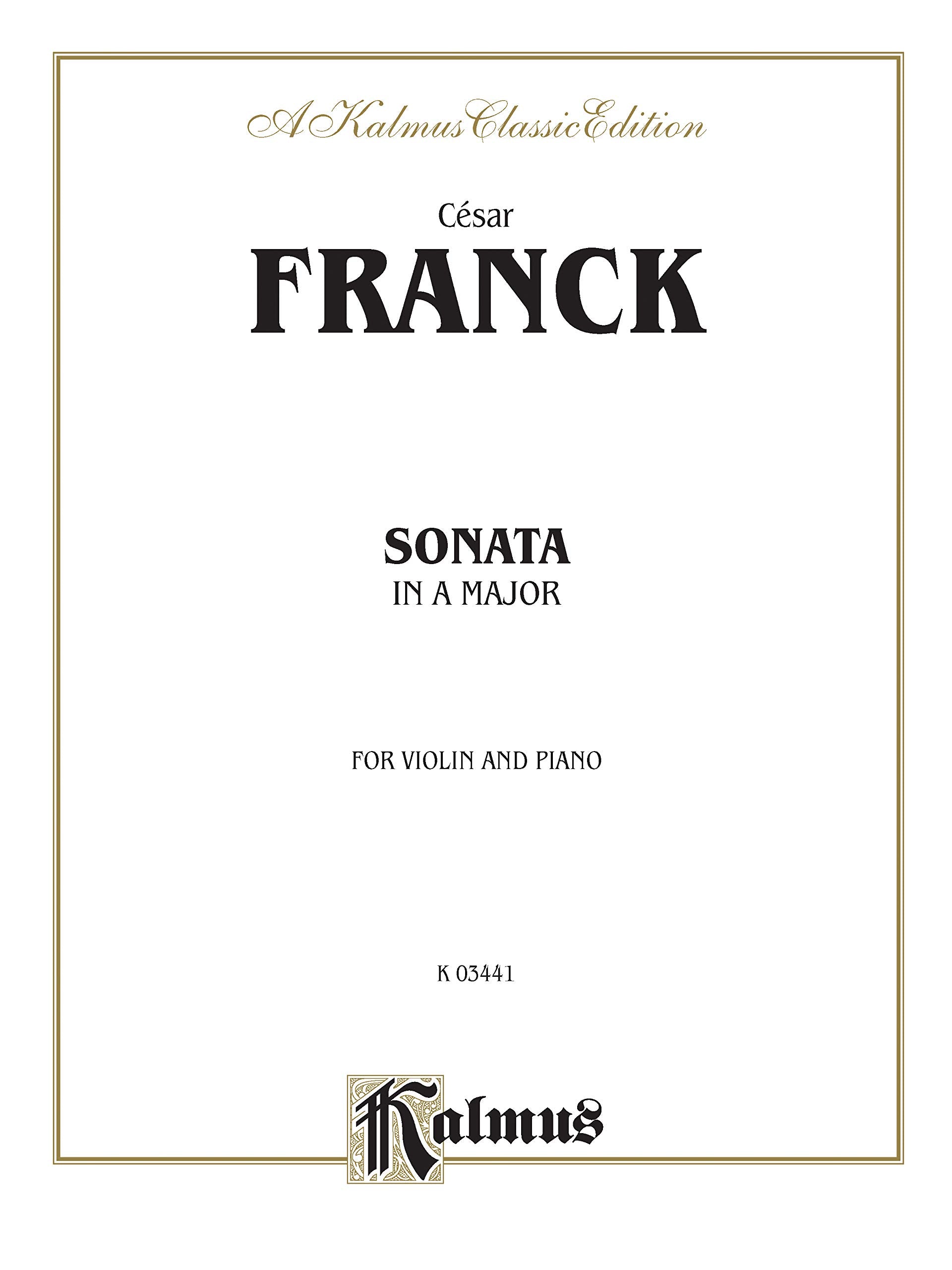 Sonata in a Major,New