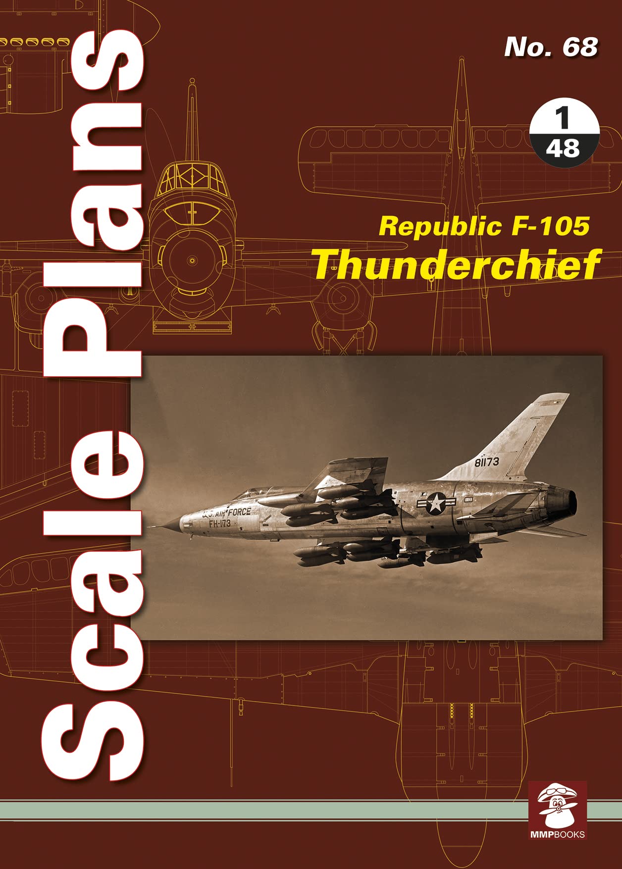 Republic F105 Thunderchief: 1/48 Scale (Scale Plans),Used