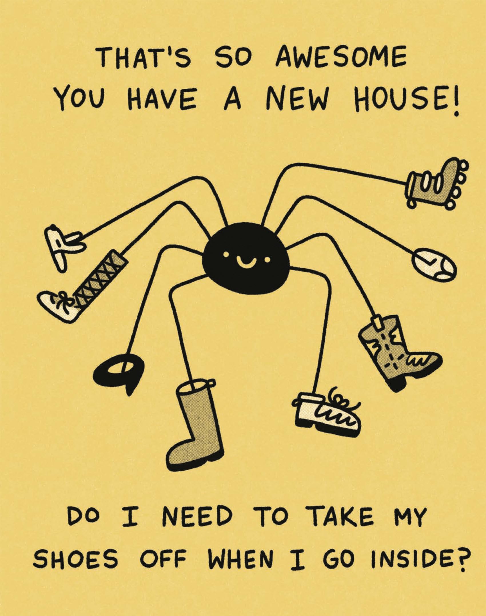 Humor Us Greeting Cards: New Home  ThatS So Awesome You Have A New House (Pack Of 6)