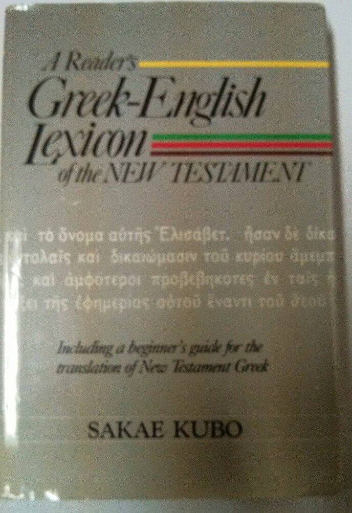 A Reader's GreekEnglish Lexicon of the New Testament (Zondervan Greek Reference Series),Used