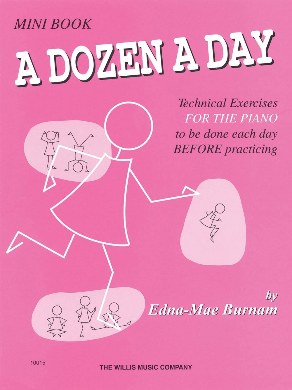 Hal Leonard A Dozen A Day Mini Book Technical Exercises For The Piano (Pink cover),Used