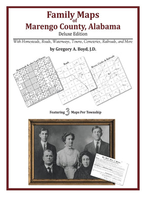 Family Maps of Marengo County, Alabama, Deluxe Edition,Used
