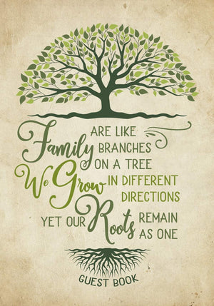 Family Reunion Guest Book  Family Roots: Family GetTogether Sign in Book with 200+ Spaces,Used